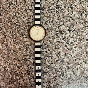 Kate Spade striped watch.